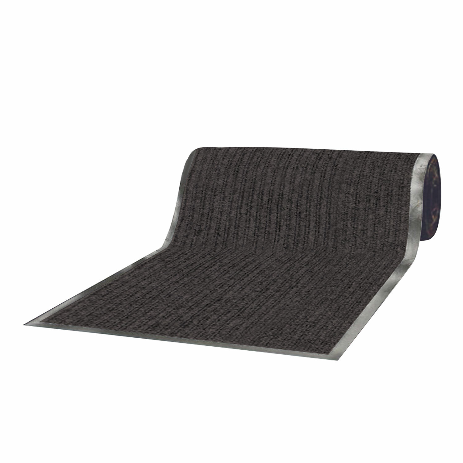 Коврик дорожка ворсовый влаго-грязезащита 0,9*15м, толщина 7мм, черный, В РУЛОНЕ, LAIMA 602880