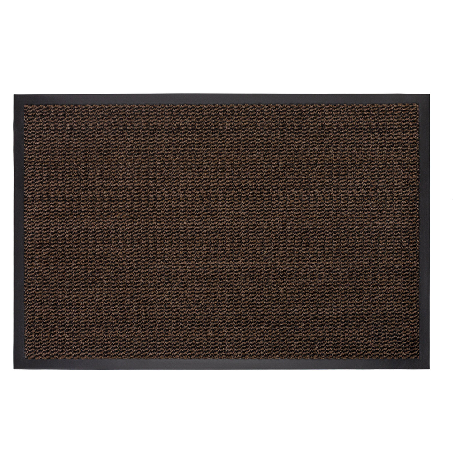 Коврик входной ИЗНОСОСТОЙКИЙ влаговпитывающий 60х90см толщина 8мм ТАФТИНГ корич LAIMA EXPERT 606884