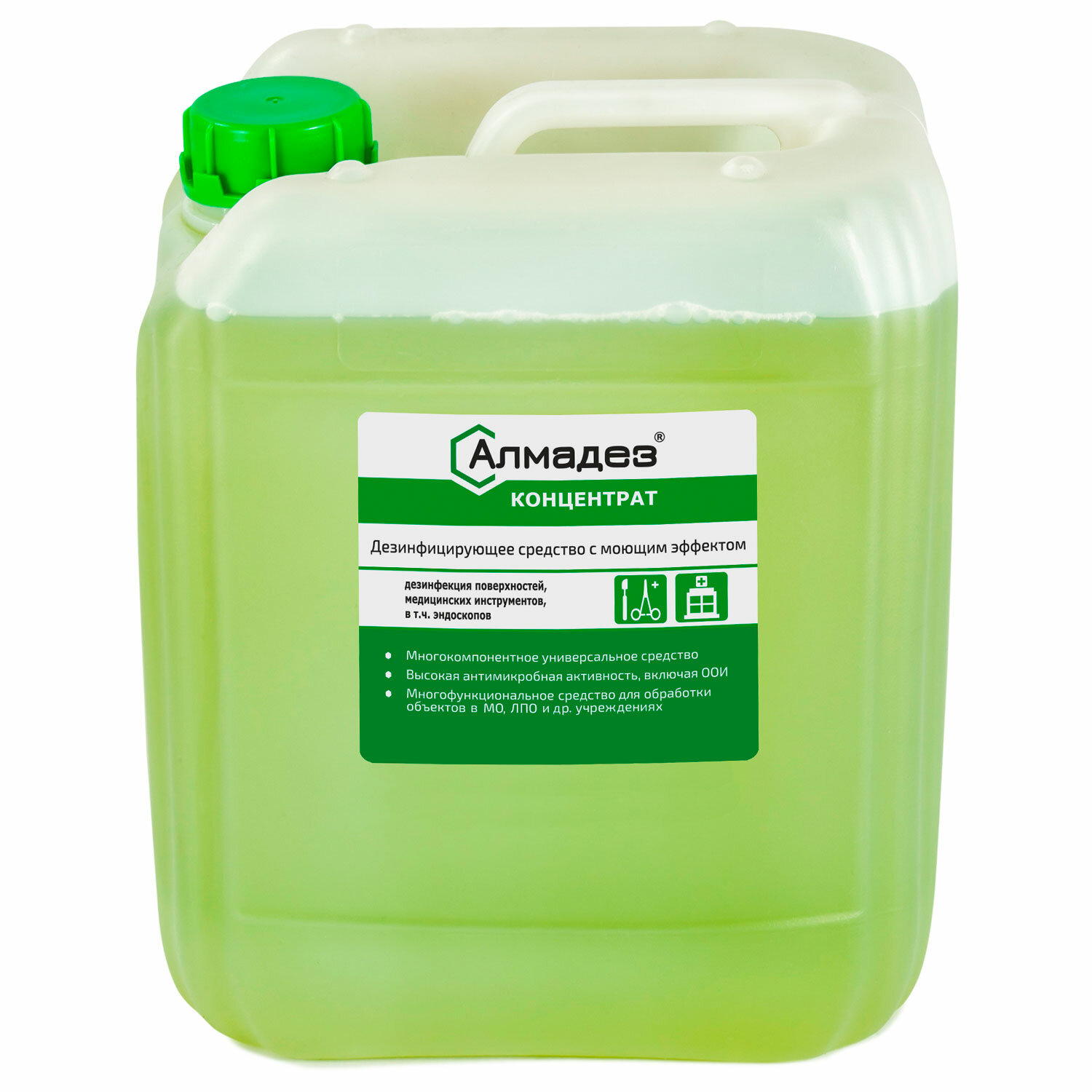 Средство дезинфицирующее 5л АЛМАДЕЗ, с моющим эффектом, концентрат, АЛ-406 606461 ЧЕСТНЫЙ ЗНАК!