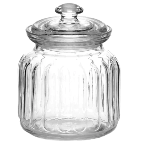 Банка для сыпучих продуктов, с крышкой, объем 900 мл, стекло, PASABAHCE "ВИВА", 96374СЛ1 700564 - МСК «Форвард»