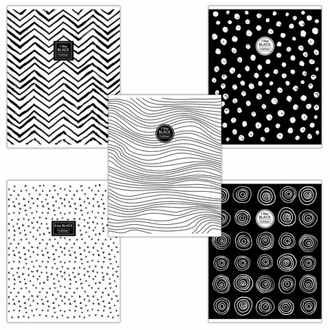 Тетрадь А5 48л. HATBER скоба, клетка, ламинация, I Like Black (5 видов в спайке), 48Т5лВ1 403675