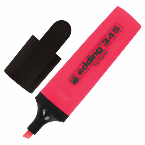 Текстовыделитель EDDING 345, КРАСНЫЙ, линия 2-5 мм,  E-345/2 150703