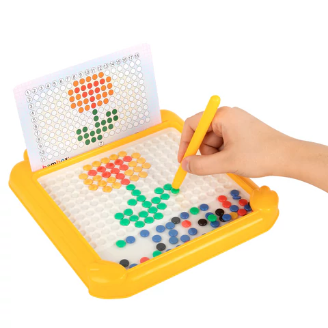 Мозаика магнитная развивающая для детей "Утенок", стилус, 101 магнит, 10 карточек, BAMBOX (БАМБОКС), 665888 - МСК «Форвард»