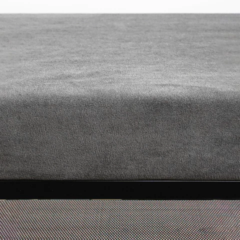 Банкетка для обуви "Торонто-23S", 670х300х490 мм, 2 полки, металл/ткань, черная/серая, БТ23СЧС ZMI 700922 - МСК «Форвард»