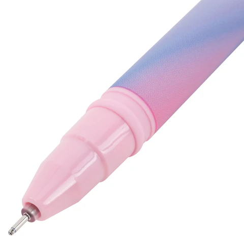 Ручка гелевая BRAUBERG GRADE PASTEL, СИНЯЯ, игольчатый узел 0,5 мм, линия письма 0,3 мм, 144284 - МСК «Форвард»