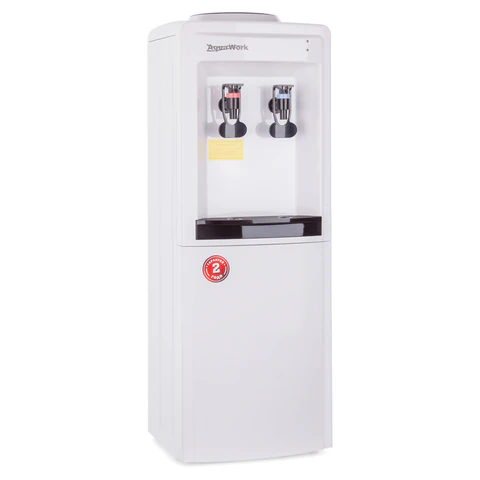 Кулер для воды AQUA WORK 0.8-LDR, напольный, НАГРЕВ/ЭЛЕКТРОННОЕ ОХЛАЖДЕНИЕ, 2 крана, белый, 27930 458565 минпромторг - МСК «Форвард»