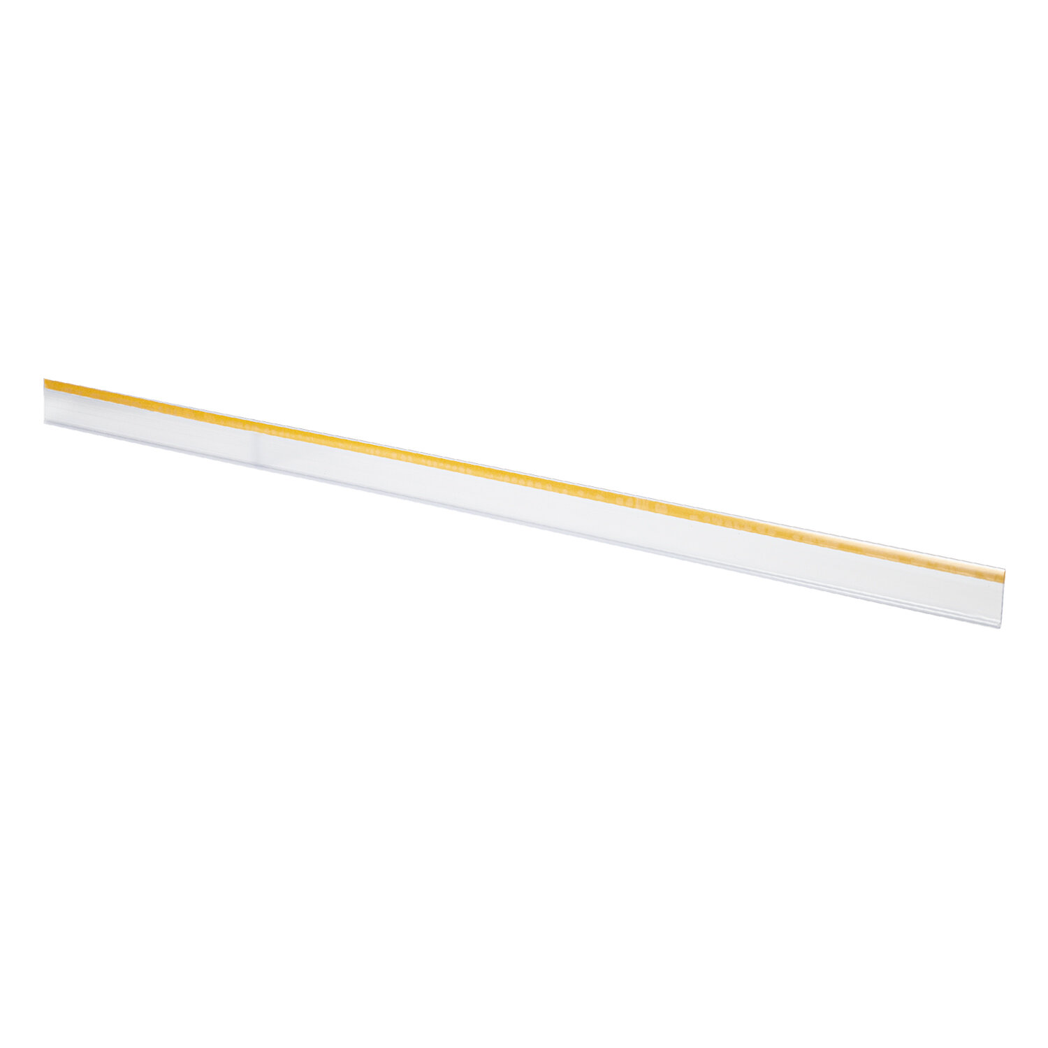 Ценникодержатели полочные самоклеящиеся прозрачные 1000 мм КОМПЛЕКТ 10шт, DBR39, 197265 291261