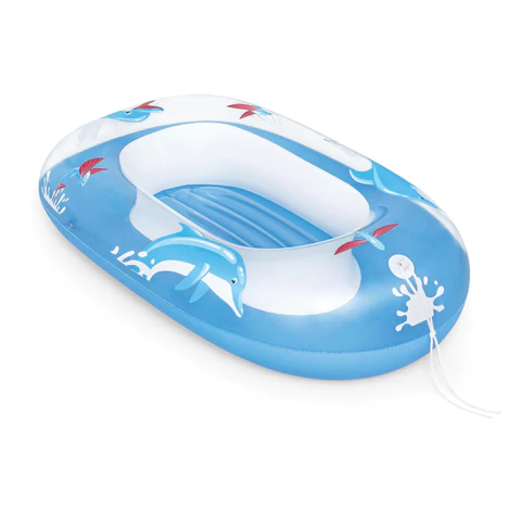 Надувная лодочка "Подводный мир" с окошком, 102х69 см, 3-6 лет, BESTWAY, 34037 680069 - МСК «Форвард»