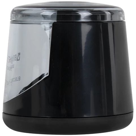 Точилка электрическая BRAUBERG DOUBLE BLADE BLACK, двойное лезвие, питание от 2 батареек АА, 271336 - МСК «Форвард»