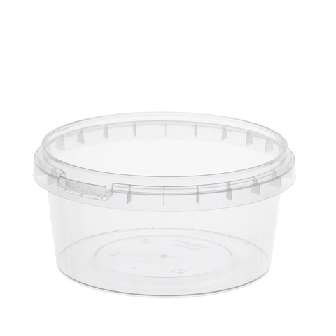 Банка с крышкой 500 мл, КОМПЛЕКТ 225Шт пластиковая под пресервы с контрольным замком, диаметр 122 мм, ВЗЛП, 1215КП 609216 - МСК «Форвард»