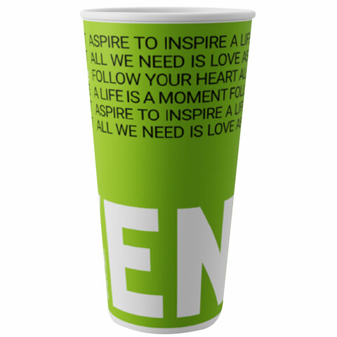 Стакан одноразовый бумажный 500/666 мл, D 90 мм, 50 шт., однослойный для холодного, Enjoy new, СКАНДИПАКК, -5135 608699 - МСК «Форвард»