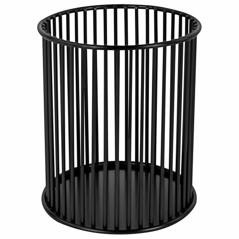 Органайзер стаканчик для косметики и мелочей MONTE VITA, металлический, 100х80 мм, черный, 272485 - МСК «Форвард»