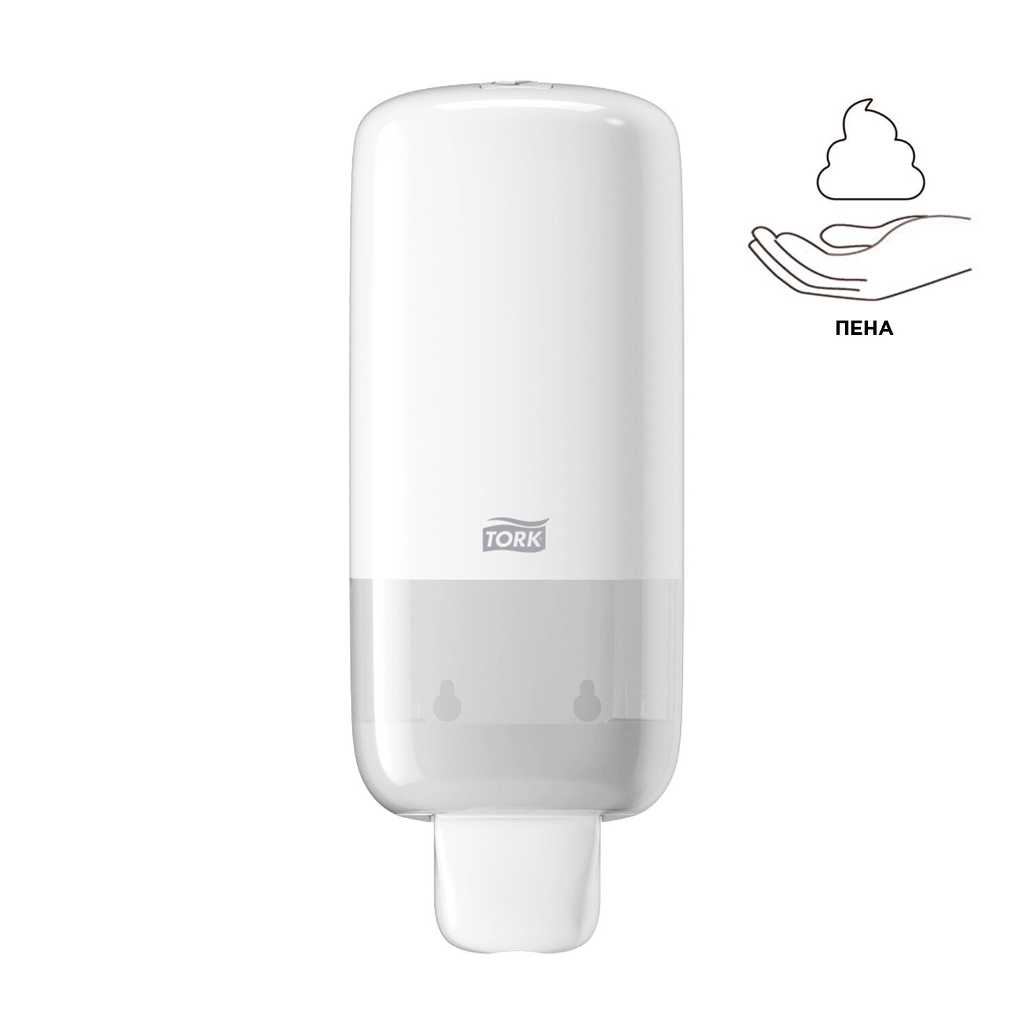 Дозатор для жидкого мыла-пены TORK (Система S4) Elevation, 1л, белый, 561500 601672
