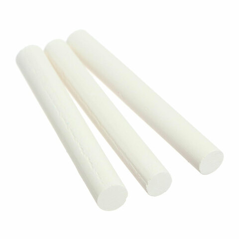 Мел белый круглый средней твердости 100 штук, ГАММА, картонная упаковка, 280120212 273014 - МСК «Форвард»