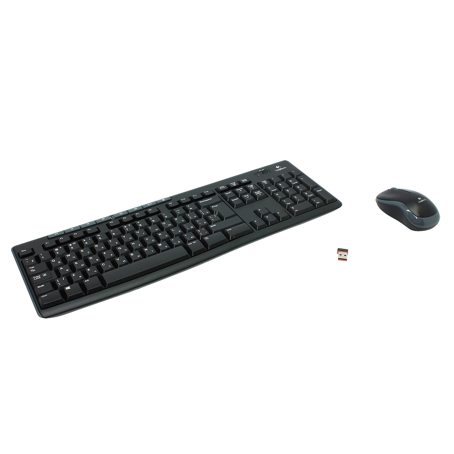 Набор беспроводной LOGITECH Wireless Combo MK270,клавиатура,мышь 2кноп+1к-кнопка,черн,(920-004518) 511449