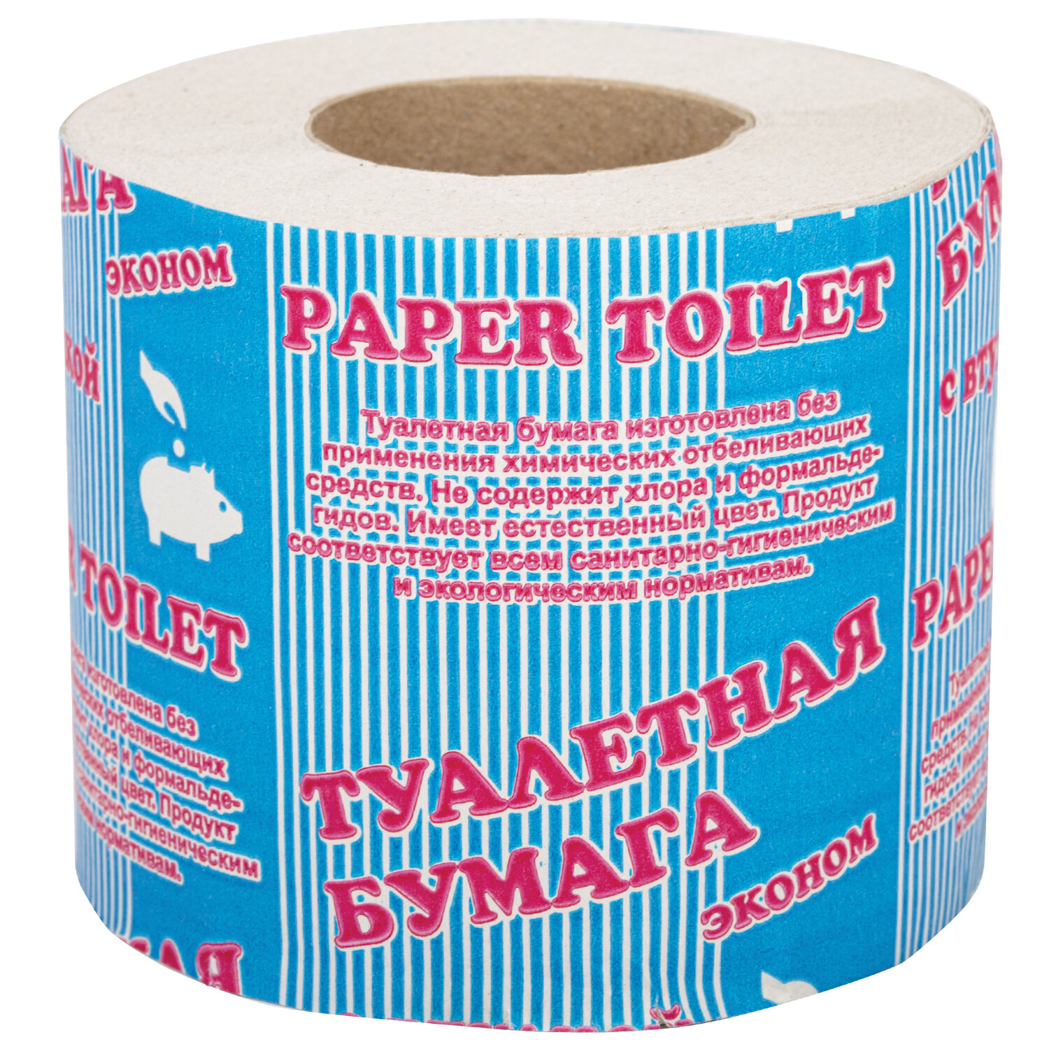 Бумага туалетная быт., 30 м, на втулке (эконом), М-2 126555