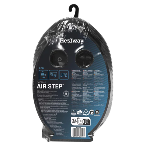 Насос ножной 1,4 л/цикл, 28х19 см, шланг с 3 насадками, BESTWAY, 62004 700960