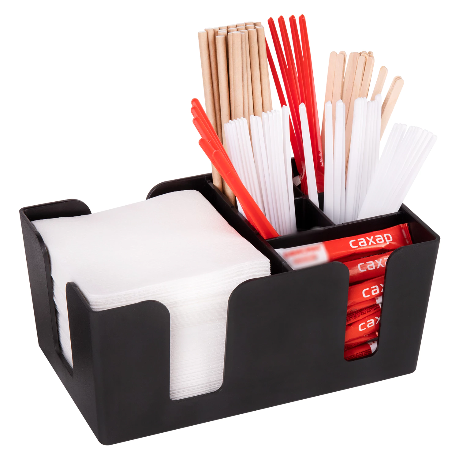 Подставка органайзер барная для салфеток, сахара, размешивателей, зубочисток, трубочек LAIMA, 608100