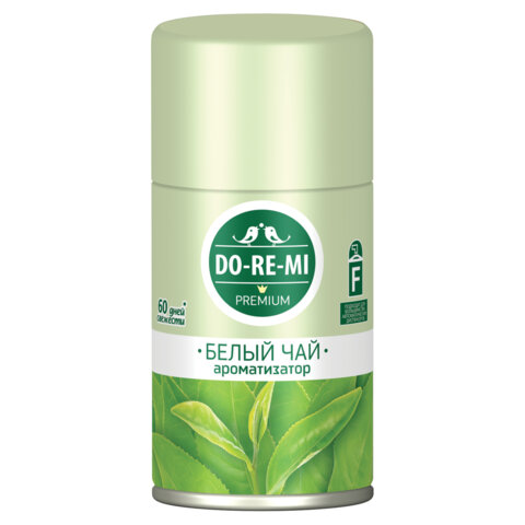 Сменный баллон для автоматических освежителей 250 мл, DO-RE-MI "Белый чай", сухое распыление, СИБИАР, 5-02.03.020.24 701302 - МСК «Форвард»