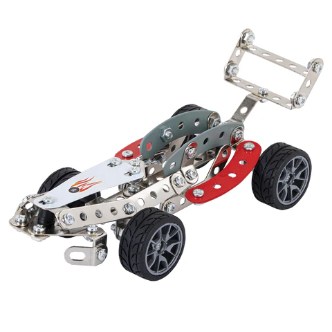 Конструктор металлический "Гоночный болид", с подвижными деталями, 146 элементов, BAMBOX (БАМБОКС), 666365 - МСК «Форвард»