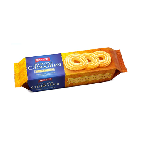 Печенье КУХМАСТЕР "Золотая симфония", сдобное, песочное, 230 г, 203964 622687 - МСК «Форвард»