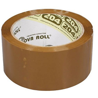 Клейкая лента Nova Roll 48мм*66м  43мкм коричневая 204 0120-435Х - МСК «Форвард»