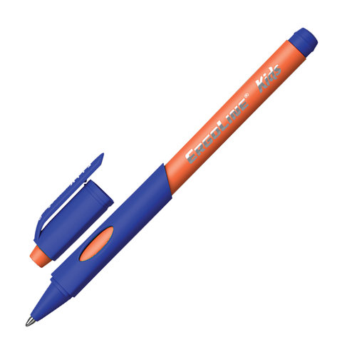 Ручка шариковая масляная ERICH KRAUSE "Ergoline Kids", СИНЯЯ, корпус ассорти, узел 0,7 мм, линия письма 0,35 мм, 41539 142275 - МСК «Форвард»