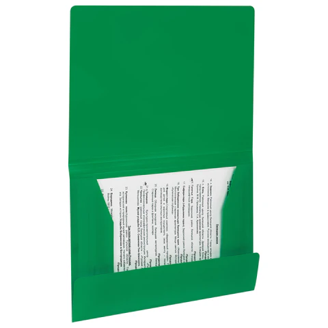 Папка на резинках А4 BRAUBERG PIXEL, темно-зеленая, до 300 листов, 0,5 мм, 273040 - МСК «Форвард»
