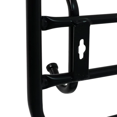 Вешалка настенная с полкой ZMI "ВСП6", 265х600х220 мм, 5 крючков, металл, черная, ВСП 6 Ч 609152 - МСК «Форвард»