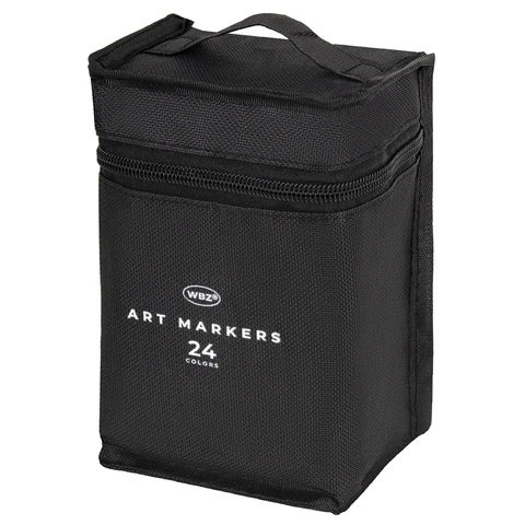 Маркеры для скетчинга двусторонние, НАБОР 24 шт., базовые цвета, в чехле, WBZ (ВБЗ), 152571 - МСК «Форвард»