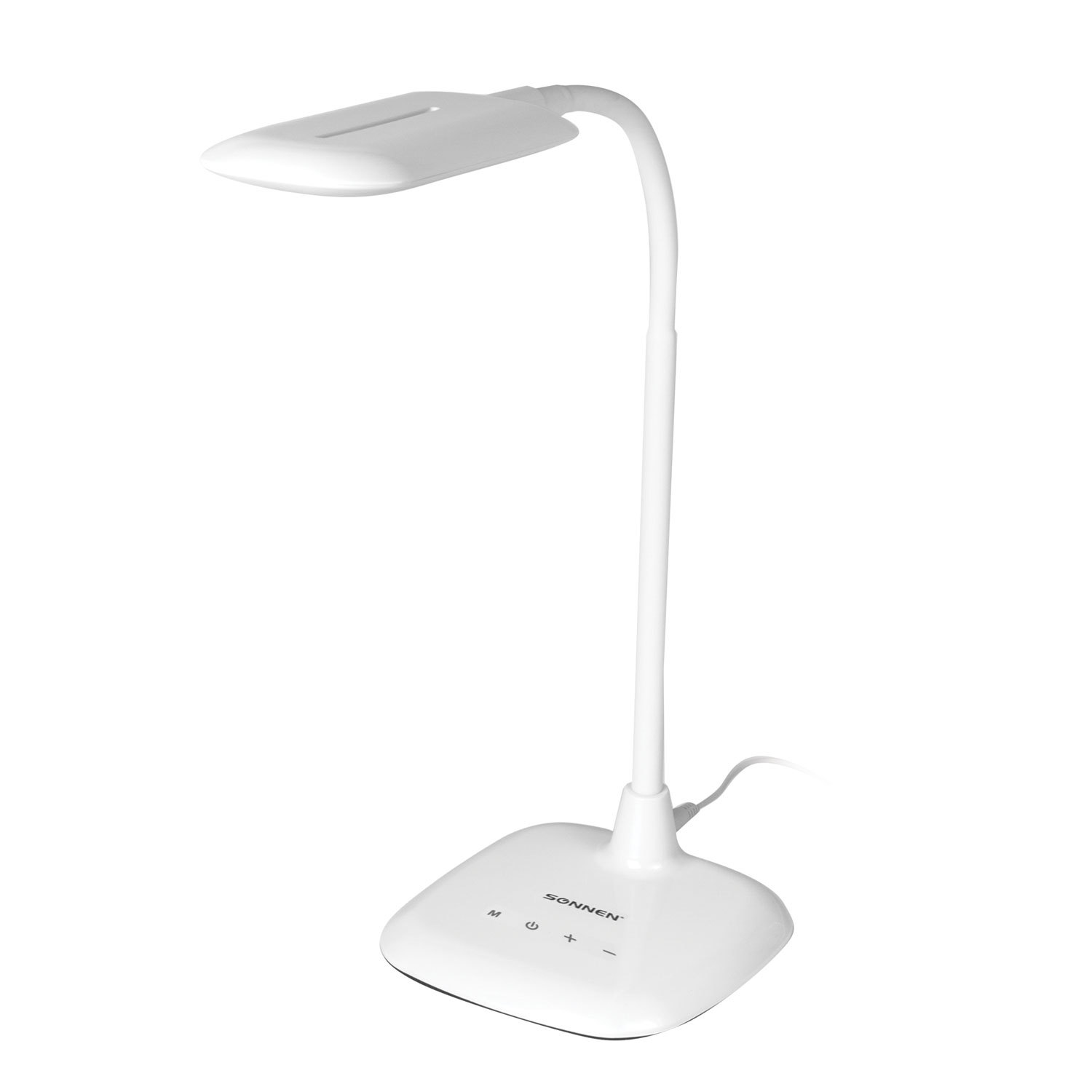 Настольная лампа светильник SONNEN BR-819A, на подставке, светодиодная, 8 Вт, белый, 236666