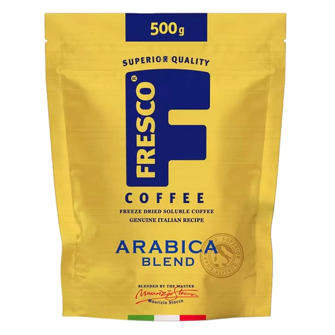 Кофе растворимый FRESCO "Arabica Blend", сублимированный, 500 г, мягкая упаковка 623017