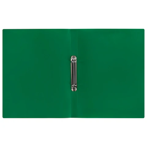 Папка на 2 кольцах А4 BRAUBERG PIXEL, 25 мм, темно-зеленая, до 170 листов, 0,5 мм, 273033 - МСК «Форвард»