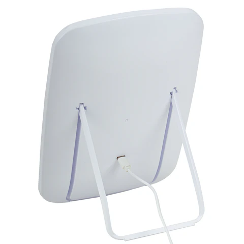 Зеркало настольное с LED-подсветкой для макияжа, 24х17 см, 3 режима свечения, аккумулятор 800 mAh, цвет белый, WBZ (ВБЗ), 609333 - МСК «Форвард»