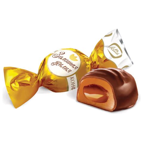 Конфеты шоколадные KONTI "Золотая лилия" на основе тоффи со сгущенным молоком, 1000 г, пакет, 16511 622556 - МСК «Форвард»