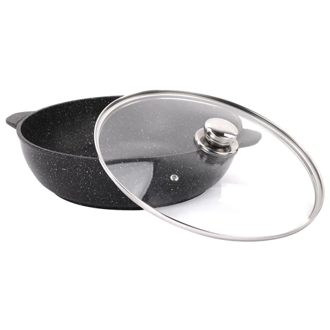 Жаровня 4 л с жаропрочной крышкой, пятислойное антипригарное покрытие, ГАРДАРИКА "Орион", 1828-04-10 700710 - МСК «Форвард»