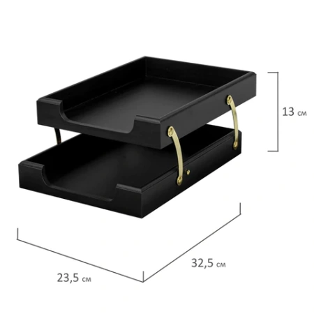 Набор подарочный настольный BESTAR "Titan" из дерева, 8 предметов, цвет "черное дерево", 237217 - МСК «Форвард»