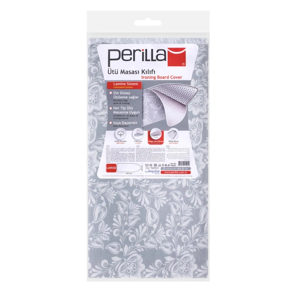 Чехол для гладильной доски УНИВЕРСАЛЬНЫЙ, 140*52см, БОЛЬШОЙ, цвет ассорти, Тефлон, DOGRULAR, 54003 U 604614