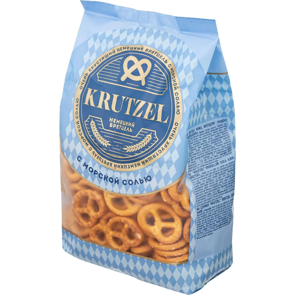 Крекер Krutzel Бретцель с солью 250 г ПК015 1131055 - МСК «Форвард»