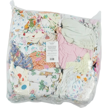 Ветошь фланель цветная 10 кг (размер лоскута 40x60 см) 1675508 минпромторг - МСК «Форвард»