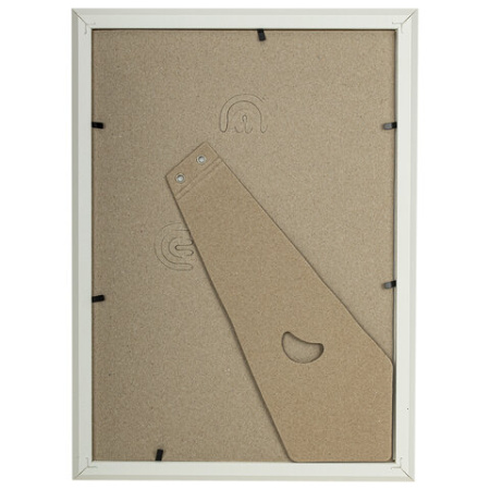 Рамка 21х30 см небьющаяся, аналог IKEA, багет 21 мм, МДФ, BRAUBERG "Idea", белая, 391370 - МСК «Форвард»