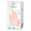 Перчатки виниловые смотровые 50 пар (100 штук), размер M (средний), прозрачные, SAF&TY, ЧЗ 631604 ЧЕСТНЫЙ ЗНАК! - МСК «Форвард»