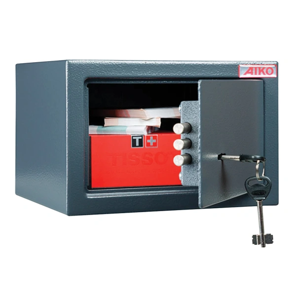 Сейф мебельный AIKO "Т170" (в170*ш260*г230мм;5кг), ключ. замок, крепление к стене T-170 KL 290833