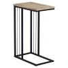 Стол журнальный на металлокаркасе BRABIX "LOFT CT-002", 450х250х630 мм, цвет дуб натуральный, 641862 - МСК «Форвард»