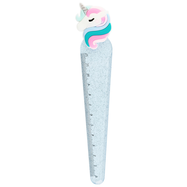 Линейка с топпером 12см MESHU "Unicorn", пластиковая, европодвес MS_36850 322839