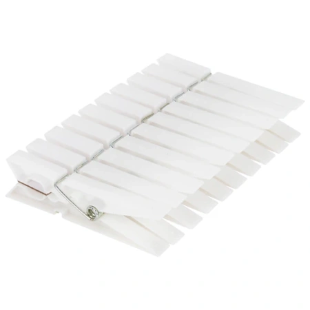 Прищепки бельевые 7,8 см, КОМПЛЕКТ 10 штук, пластик, белые, PRIMILA (ПРИМИЛА) ORIGINAL, 700512 - МСК «Форвард»