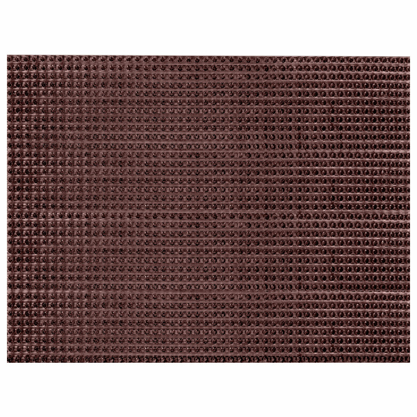 Коврик придверный 45х60 см, ВЕНГЕ пластиковый грязезащитный толщина 10 мм, "ТРАВКА", PRIMILA, 701064