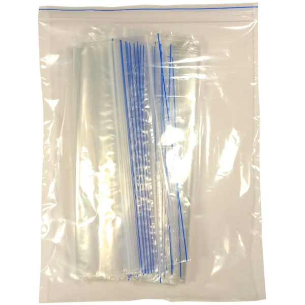 Пакет с замком zip-lock ПВД 12x17 см 60 мкм (100 шт)  1388946 - МСК «Форвард»
