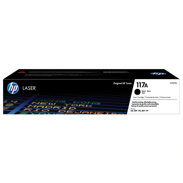 Картридж лазерный HP (W2070A) для HP Color Laser 150a/nw178nw/fnw, №117A, черный, ориг, рес. 1000стр 363307 под заказ 8 дней
