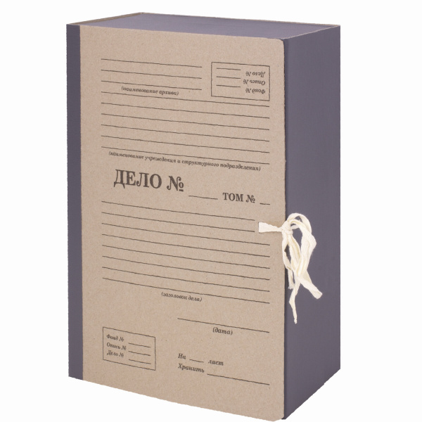 Папка архивная А4 "Форма 21", 120 мм, переплетный картон/бумвинил, завязки, до 1200 л, STAFF,112168